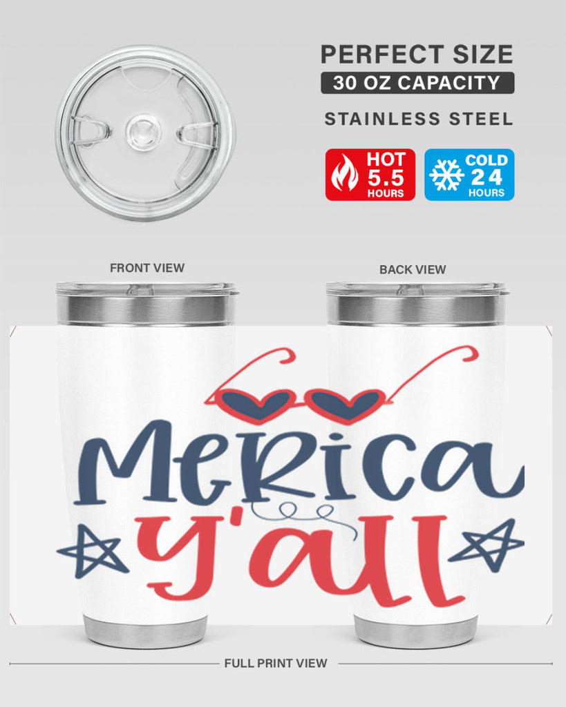 merica y all Style 82#- Fourt Of July- Tumbler