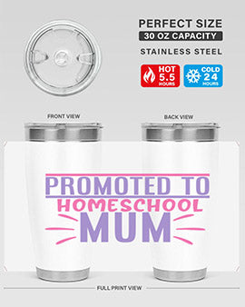 promoted to homeschool mum Style 48#- corona virus- Tumbler
