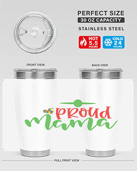 proud mama Style 38#- autism- Tumbler
