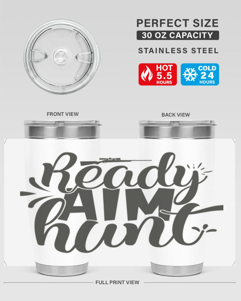 ready aim hunt 4#- hunting- Tumbler
