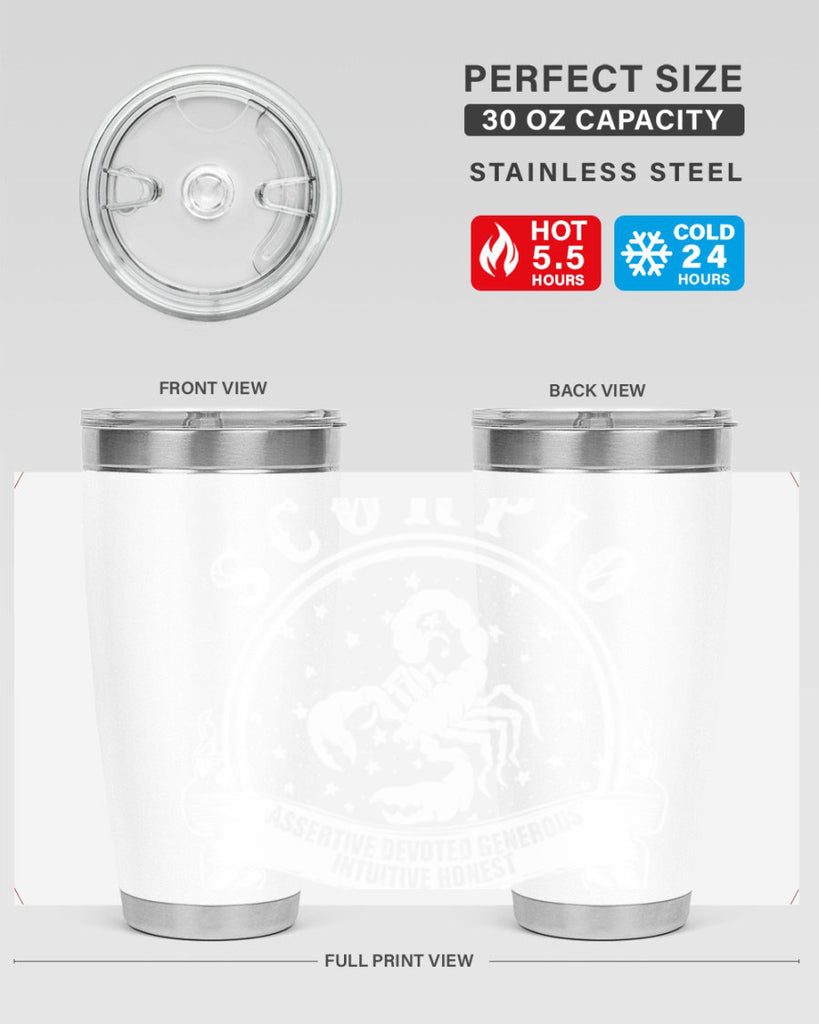 scorpio 30#- zodiac- Tumbler