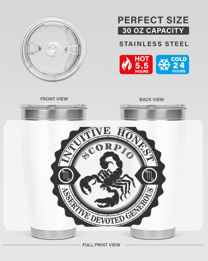 scorpio 31#- zodiac- Tumbler