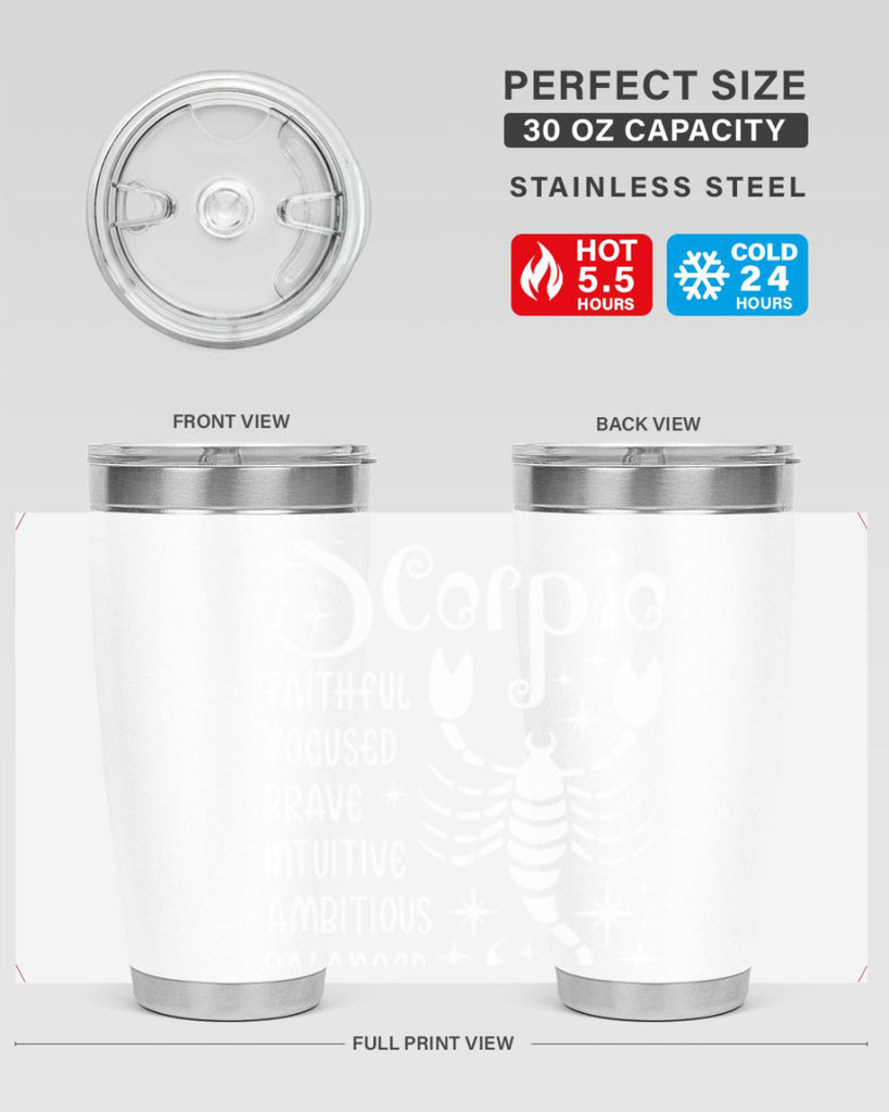 scorpio 435#- zodiac- Tumbler
