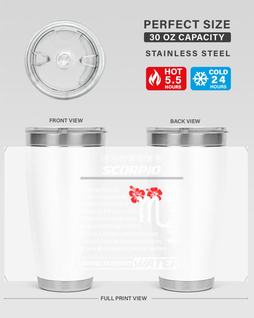 scorpio 456#- zodiac- Tumbler