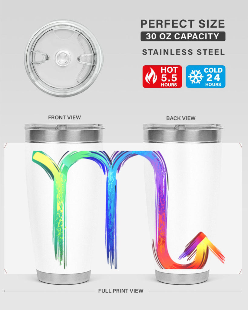 scorpio n 464#- zodiac- Tumbler