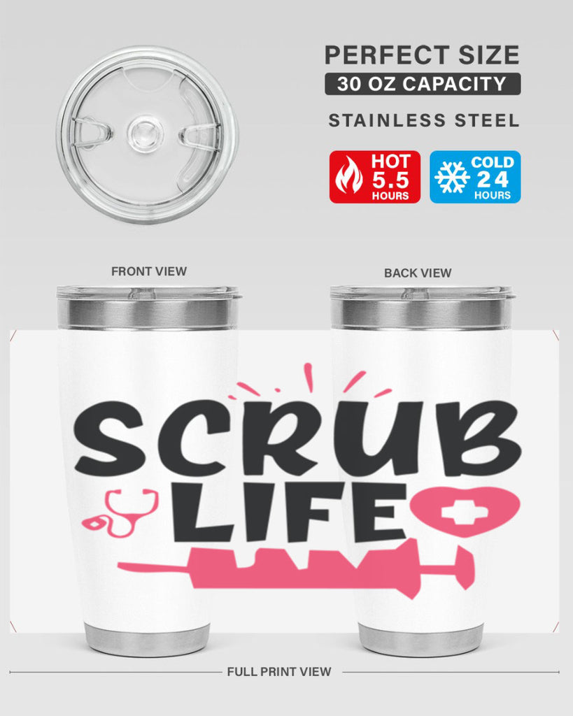 scrub life Style 352#- nurse- tumbler