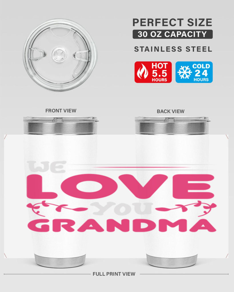we love you grandma 27#- mom- Tumbler