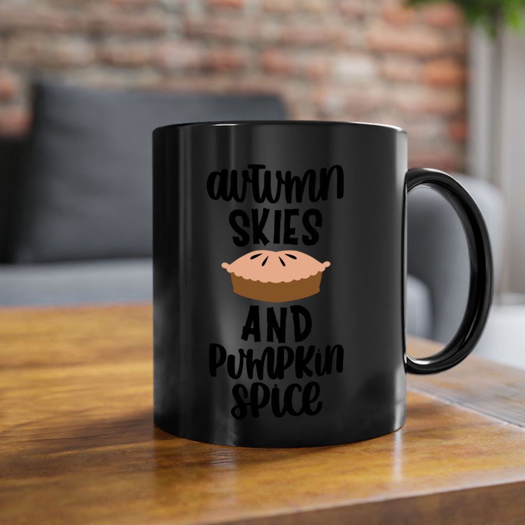 Autumn Skies And Pumpkin Spice 477#- fall-Mug / Coffee Cup