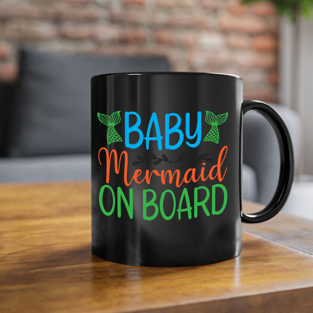 Baby Mermaid On Board 33#- mermaid-Mug / Coffee Cup