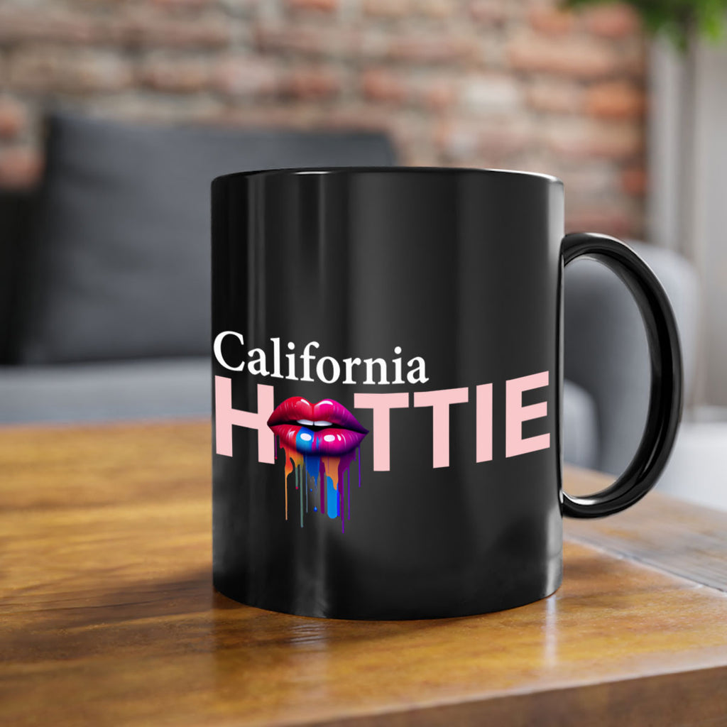 California Hottie with dripping lips 79#- Hottie Collection-Mug / Coffee Cup
