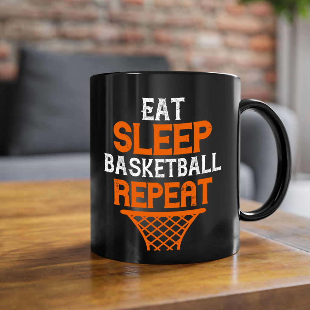 Eat more sleep basketball repeat 2350#- basketball-Mug / Coffee Cup