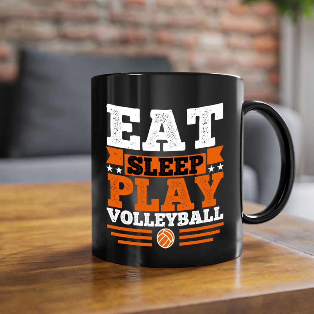 Eat sleep play volleyball 2340#- basketball-Mug / Coffee Cup