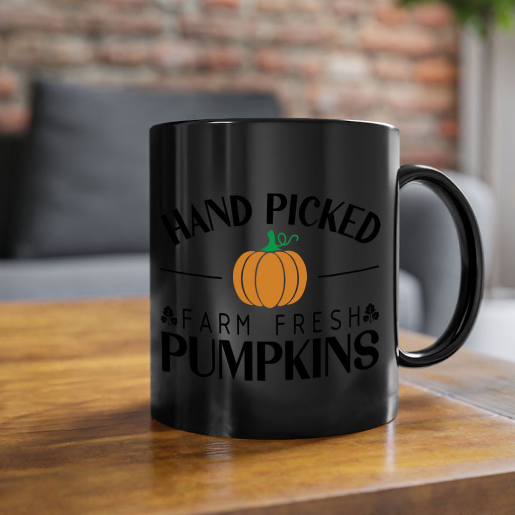 Hand Picked Farm Fresh Pumpkins 215#- fall-Mug / Coffee Cup