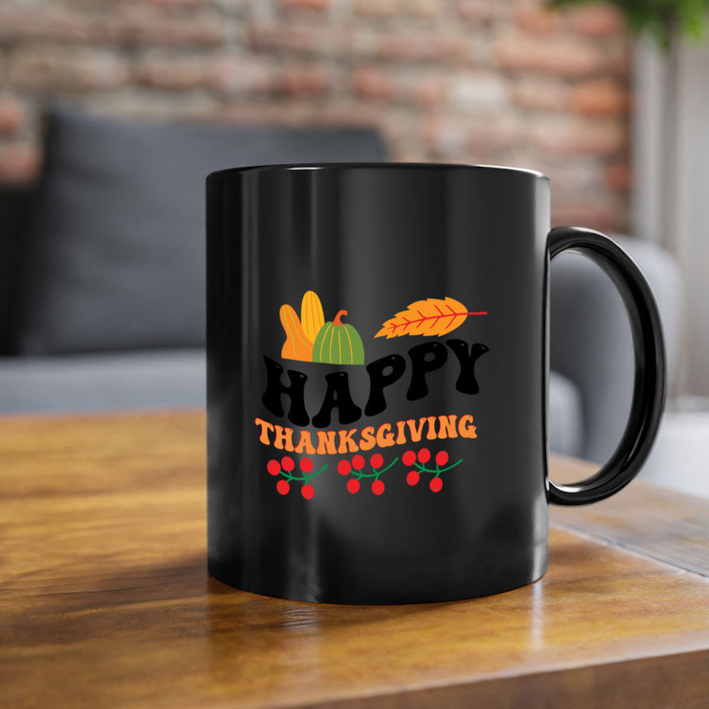 Happy Thanksgiving 251#- fall-Mug / Coffee Cup