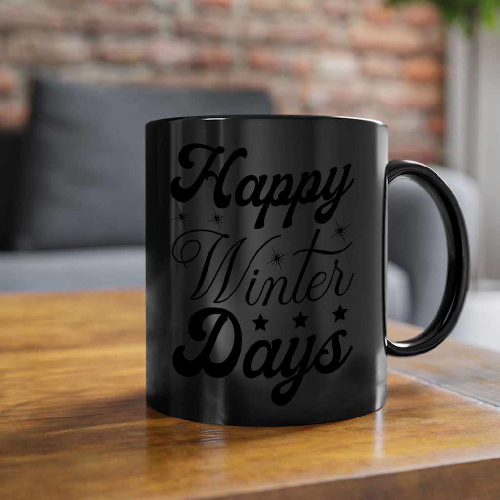 Happy Winter Days 138#- winter-Mug / Coffee Cup