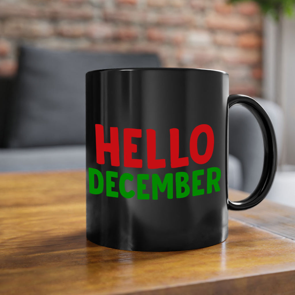 Hello December 158#- winter-Mug / Coffee Cup