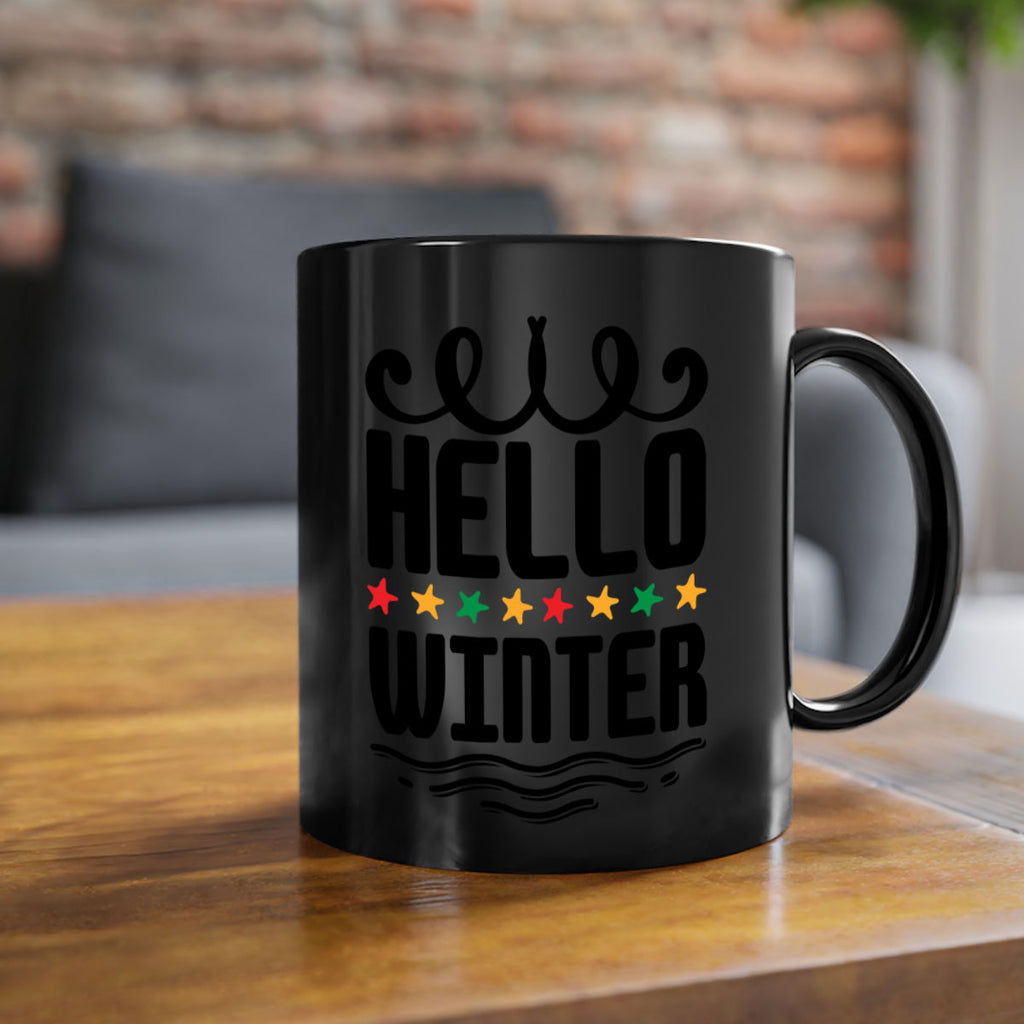 Hello Winter 185#- winter-Mug / Coffee Cup