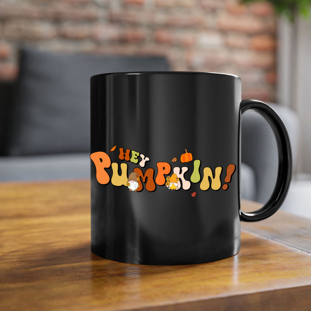 HeyPumpkinFallGnome 313#- fall-Mug / Coffee Cup
