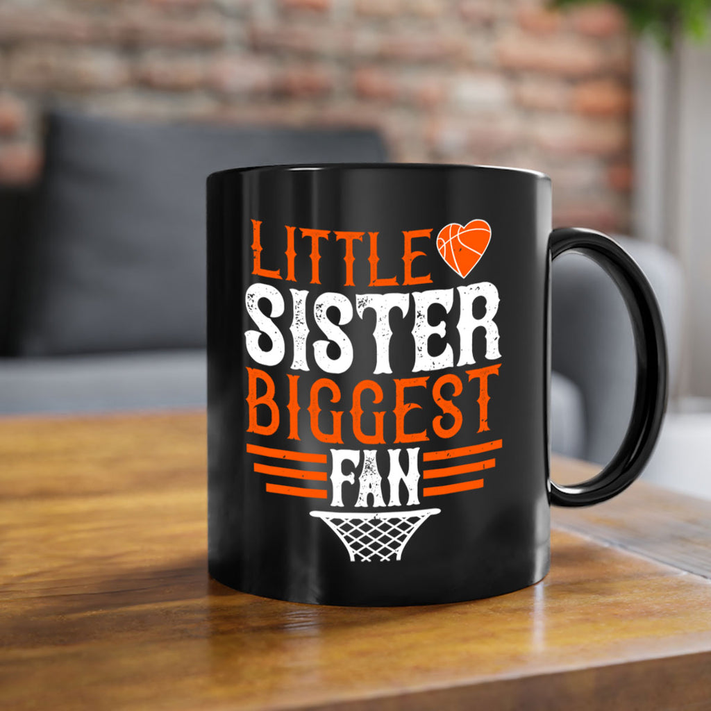Little sister biggest fan 2002#- basketball-Mug / Coffee Cup