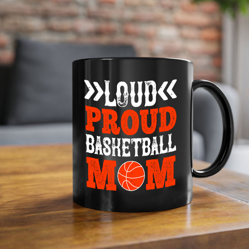 Loud proud basketball mom 741#- basketball-Mug / Coffee Cup