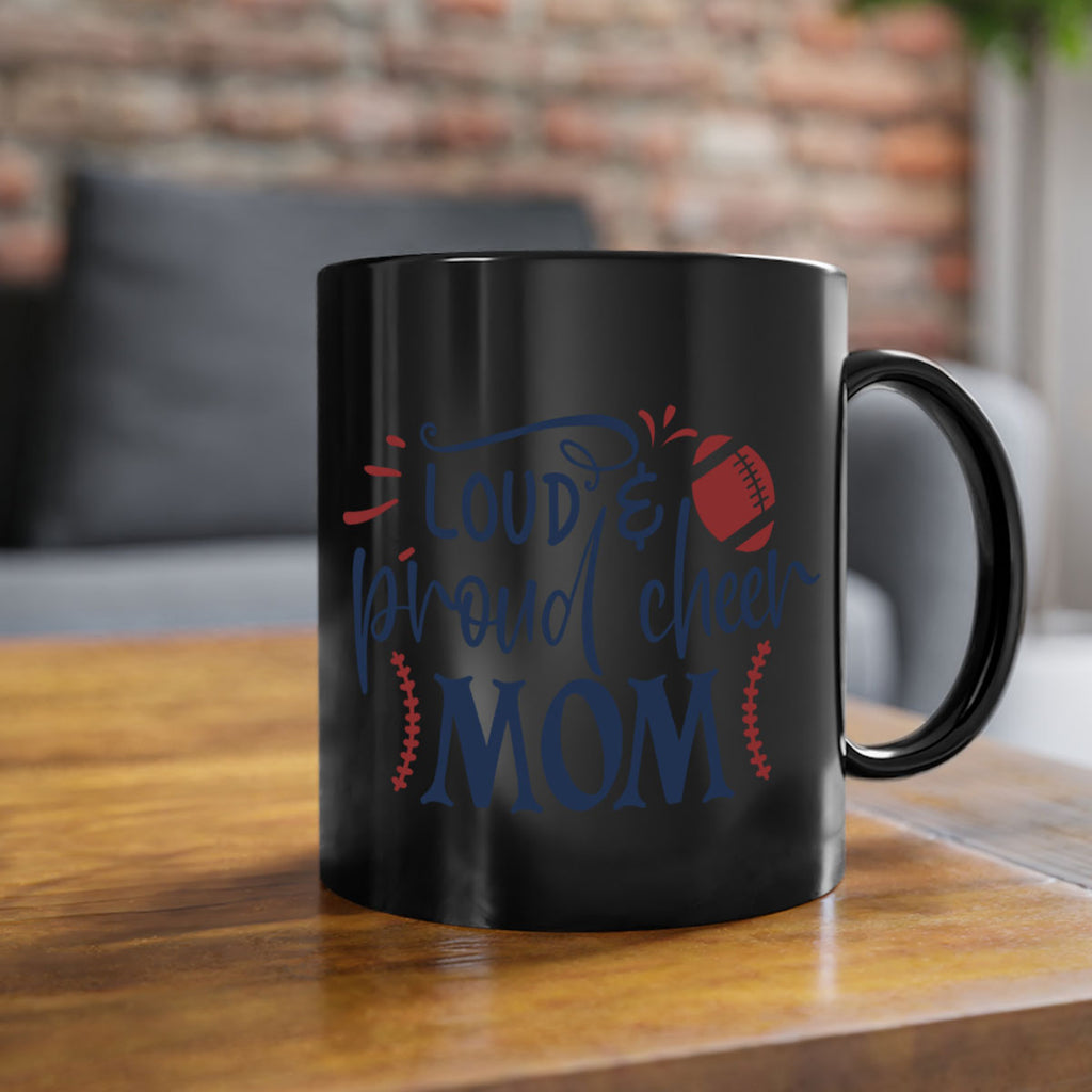 Loud proud cheer mom 1534#- football-Mug / Coffee Cup