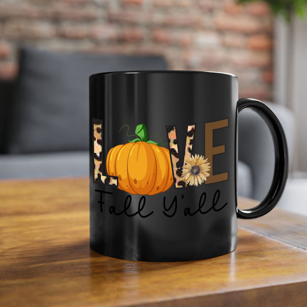 Love FALL YAll 410#- fall-Mug / Coffee Cup