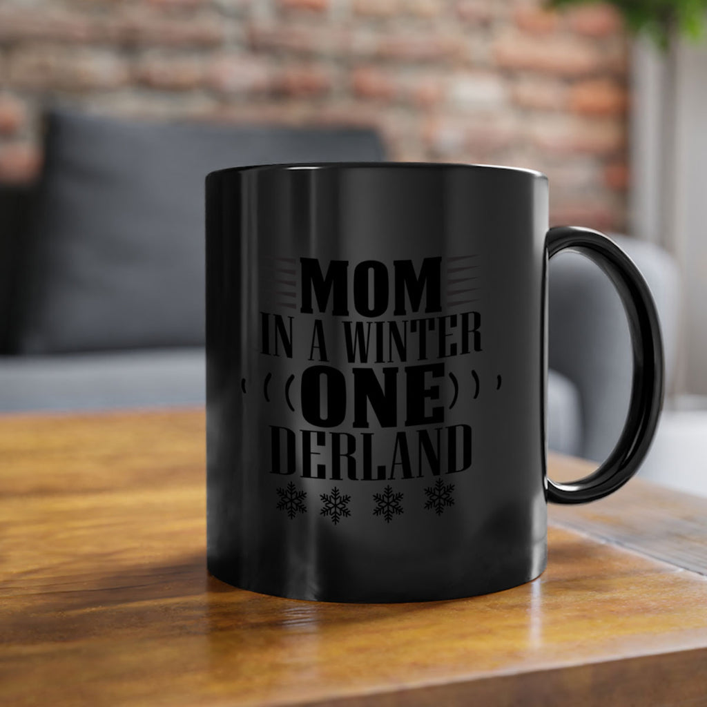 MOM IN A WINTER ONE DERLAND 322#- winter-Mug / Coffee Cup