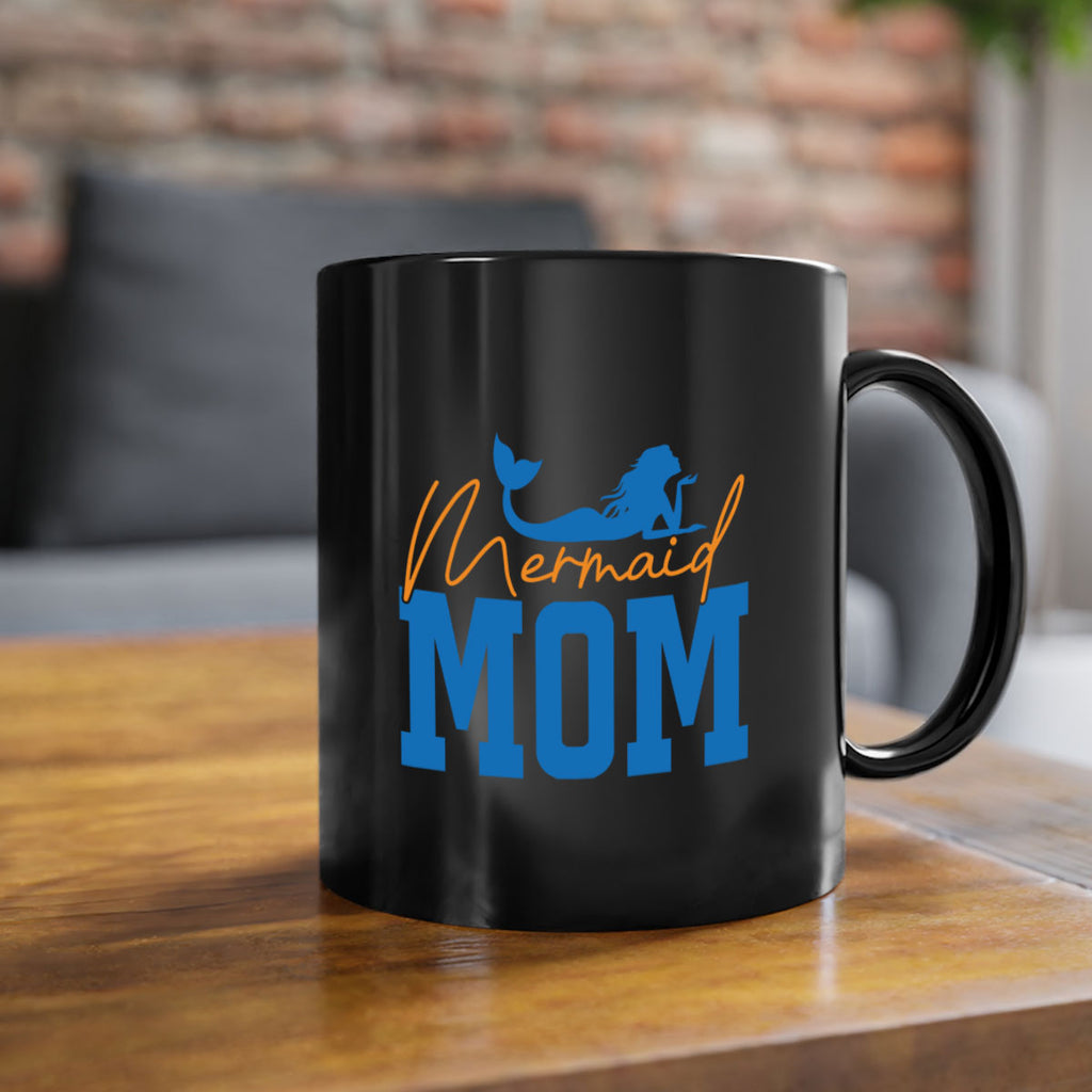 Mermaid Mom 375#- mermaid-Mug / Coffee Cup