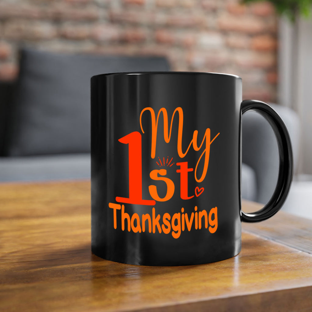 My st Thanksgiving Design 431#- fall-Mug / Coffee Cup