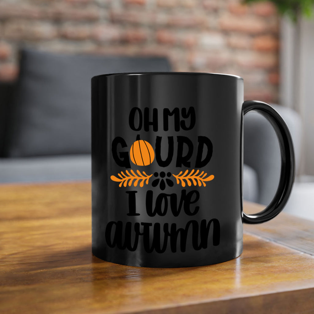 Oh My Gourd I Love Autumn 504#- fall-Mug / Coffee Cup