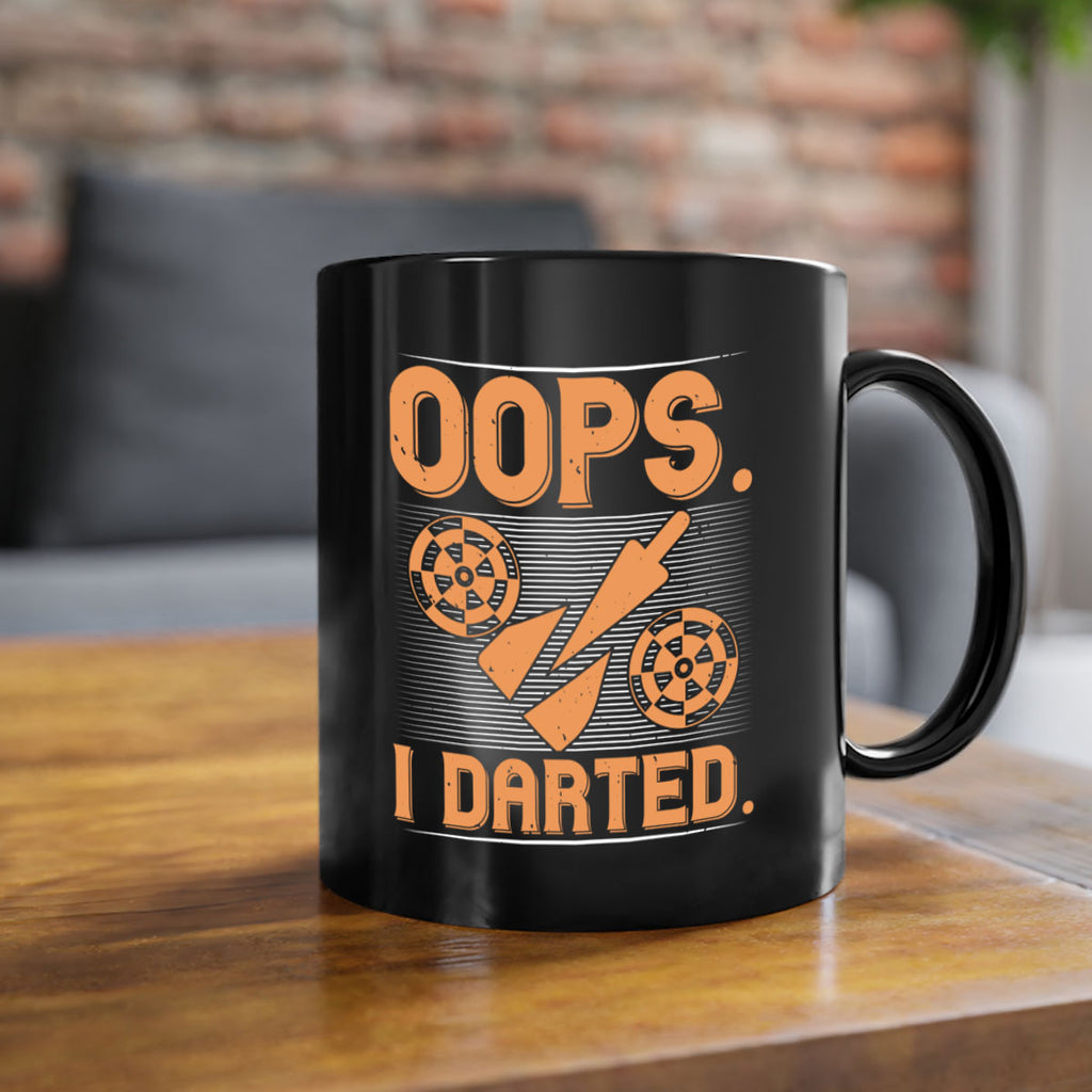 Oops I Darted 1884#- darts-Mug / Coffee Cup
