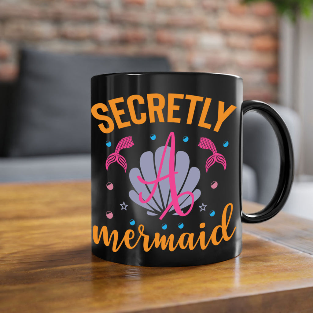 Secretly A Mermaid Design 583#- mermaid-Mug / Coffee Cup