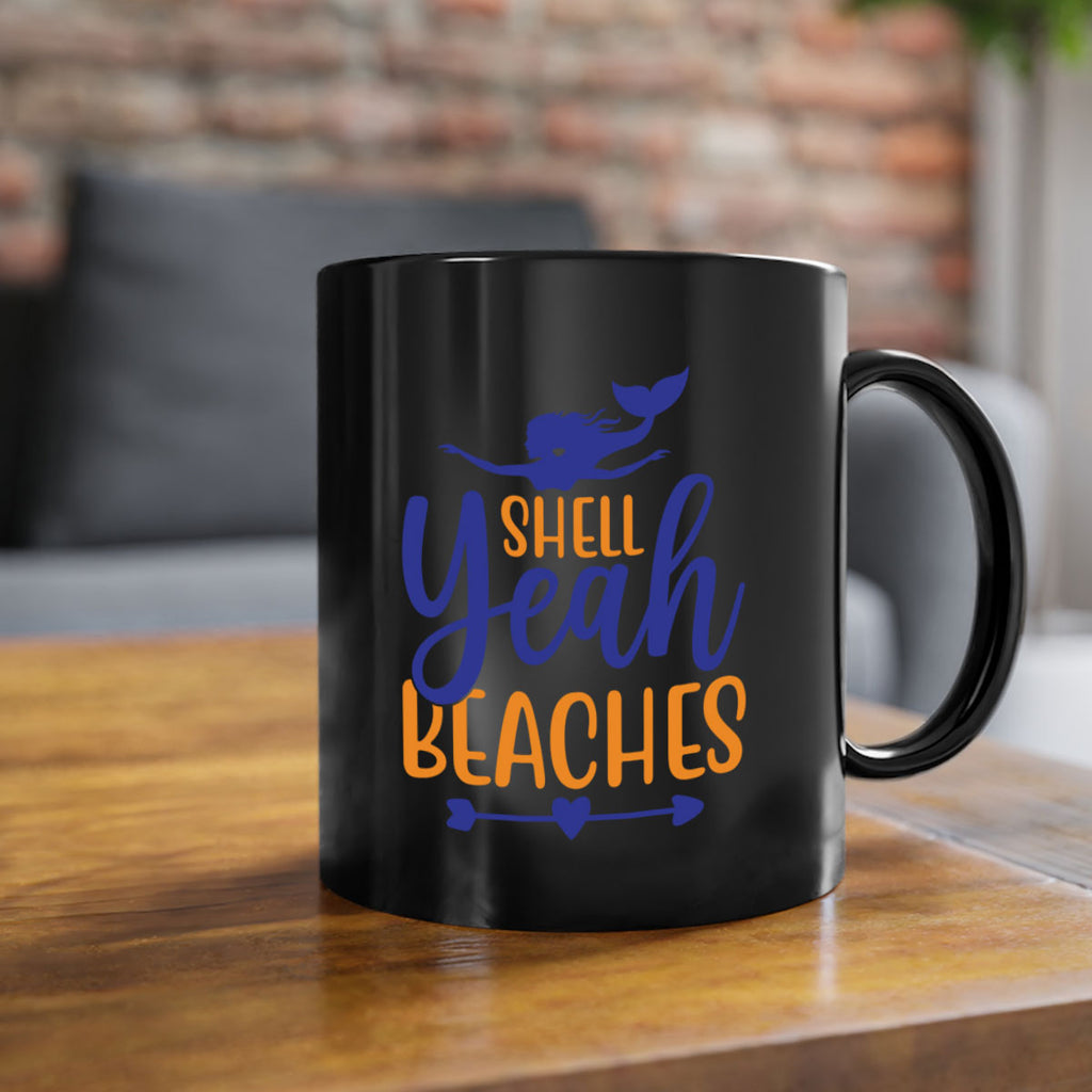Shell Yeah Beaches 584#- mermaid-Mug / Coffee Cup