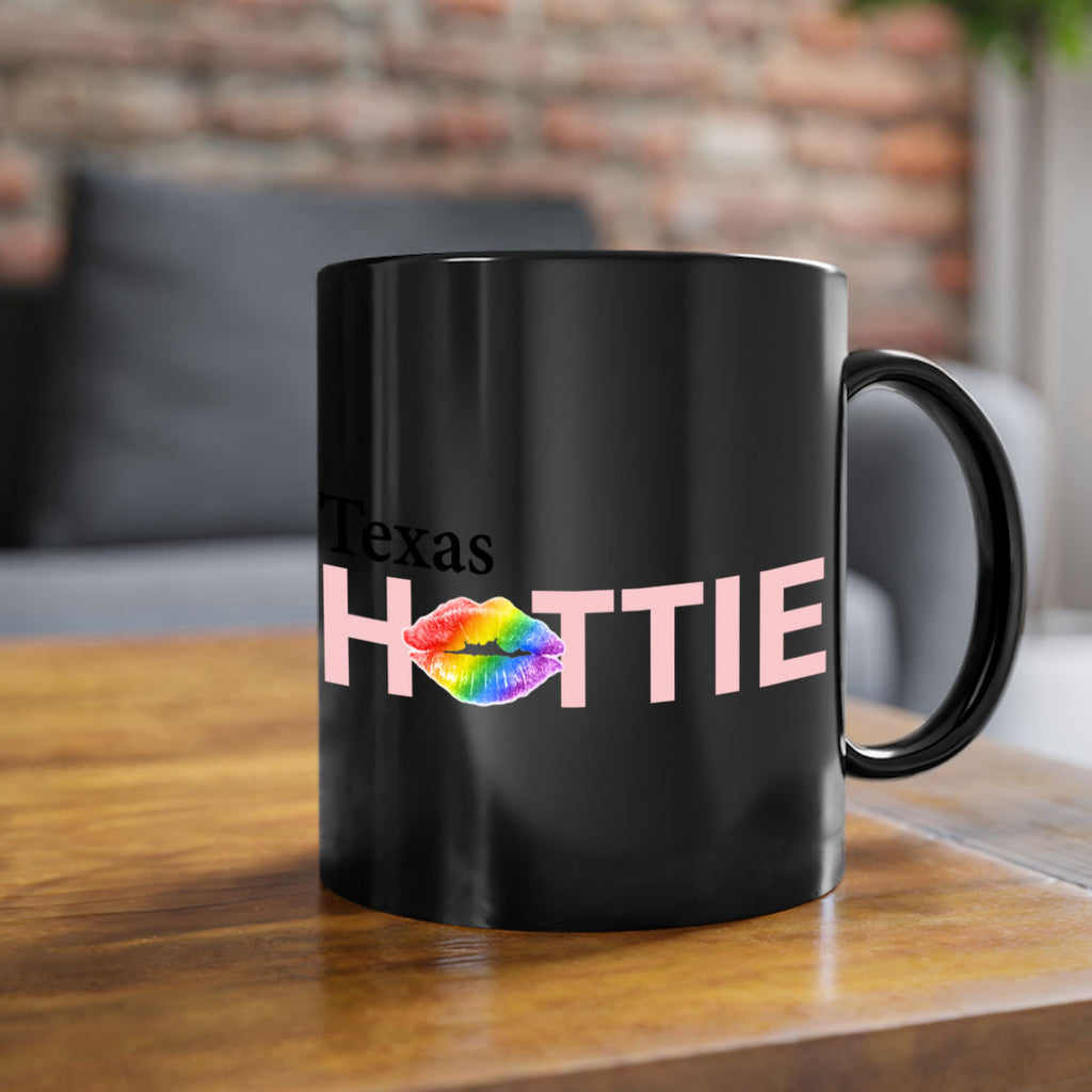 Texas Hottie with rainbow lips 43#- Hottie Collection-Mug / Coffee Cup