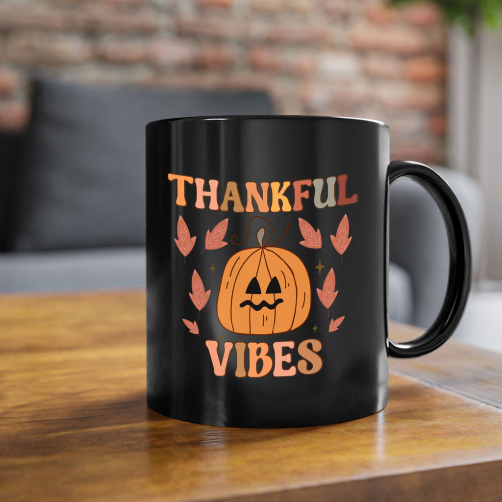 Thankful Vibes 607#- fall-Mug / Coffee Cup