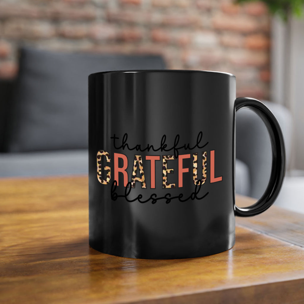 Thankful grateful blessed 602#- fall-Mug / Coffee Cup