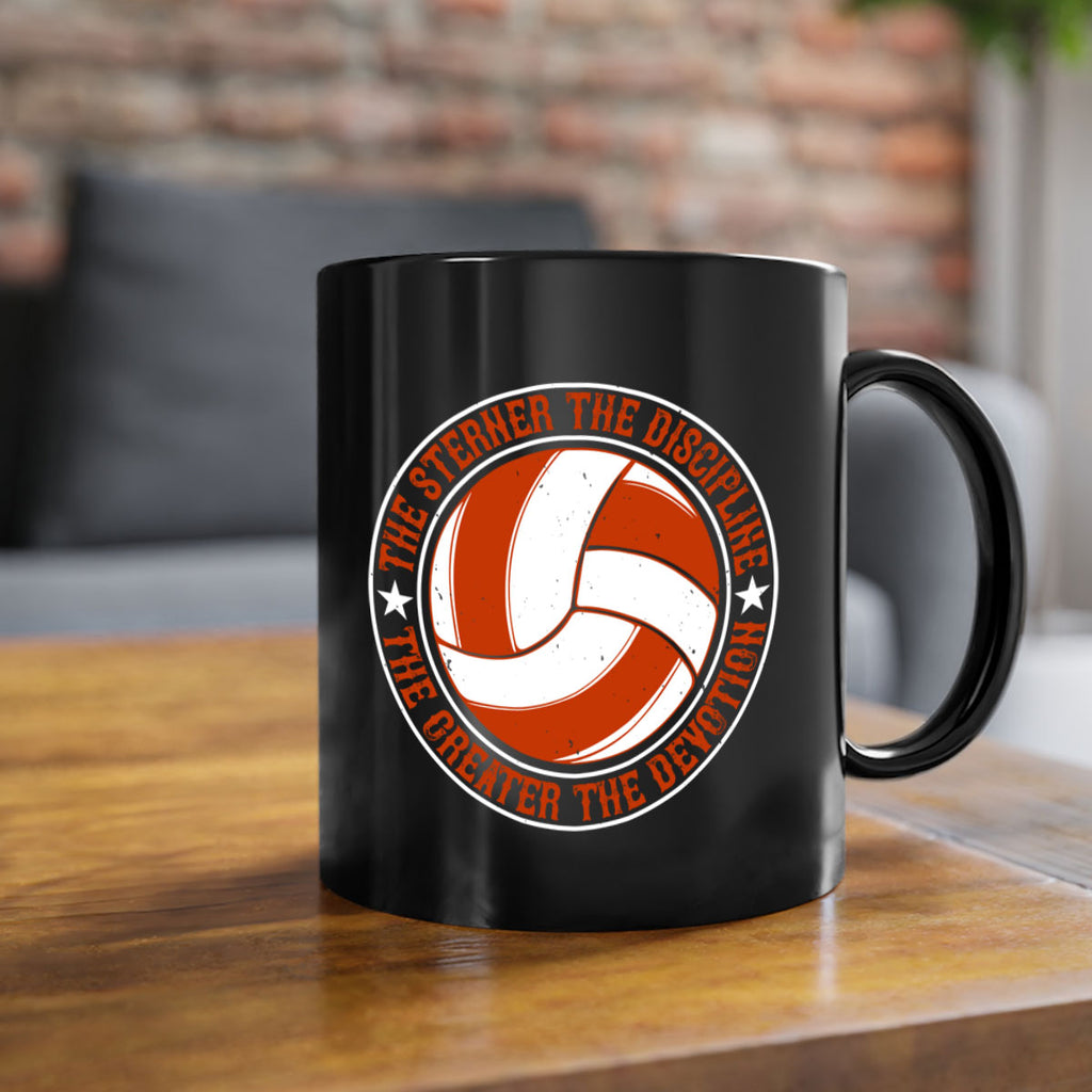 The sterner the discipline the greater the devotion Style 176#- volleyball-Mug / Coffee Cup