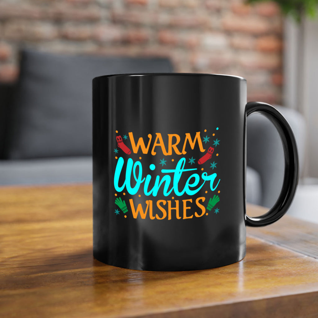 Warm Winter Wishes 465#- winter-Mug / Coffee Cup