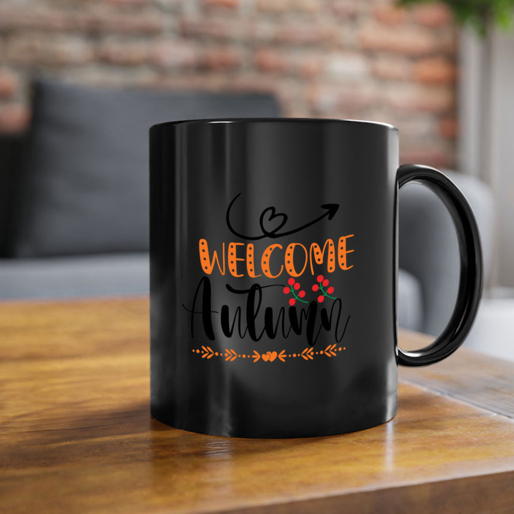 Welcome Autumn 628#- fall-Mug / Coffee Cup