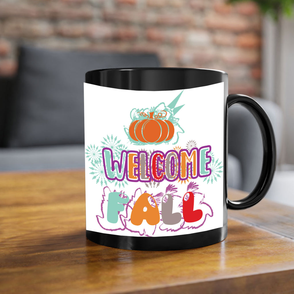 WelcomeFalldesign 638#- fall-Mug / Coffee Cup