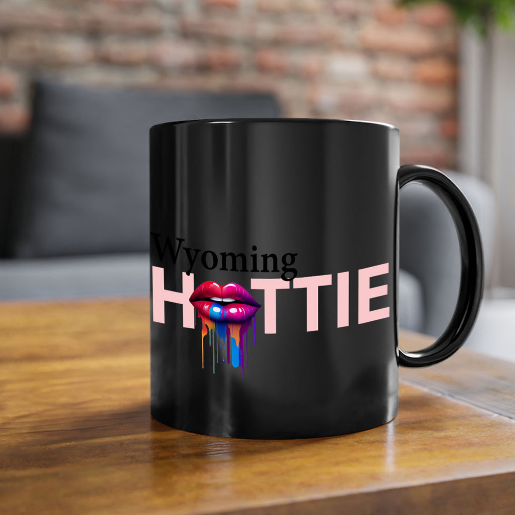 Wyoming Hottie with dripping lips 50#- Hottie Collection-Mug / Coffee Cup