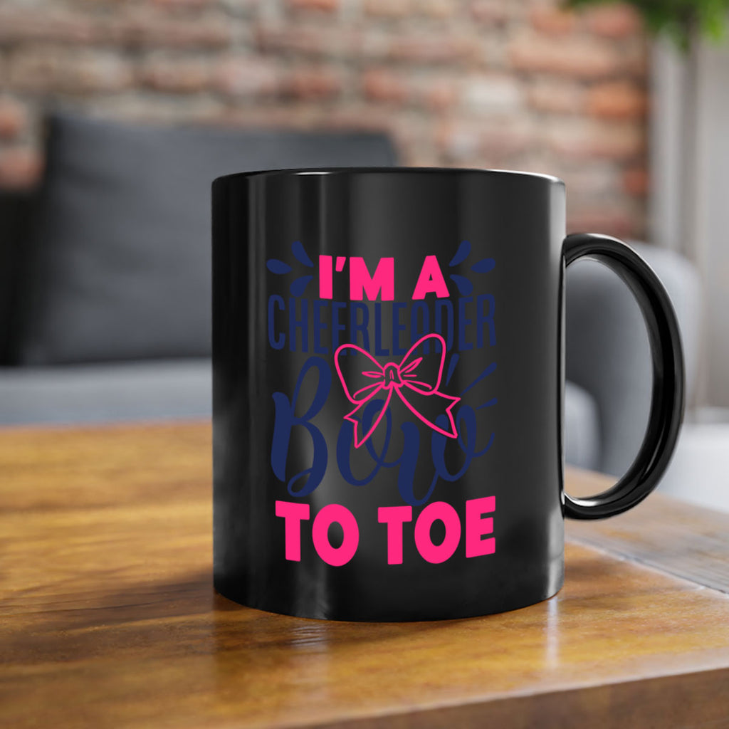 im a cheerleader bow to toe 1742#- cheer-Mug / Coffee Cup