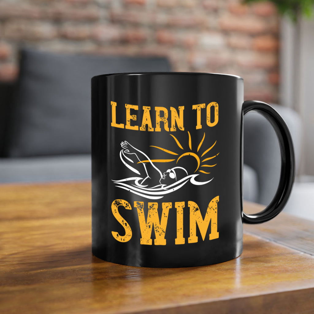learn to swim 953#- swimming-Mug / Coffee Cup