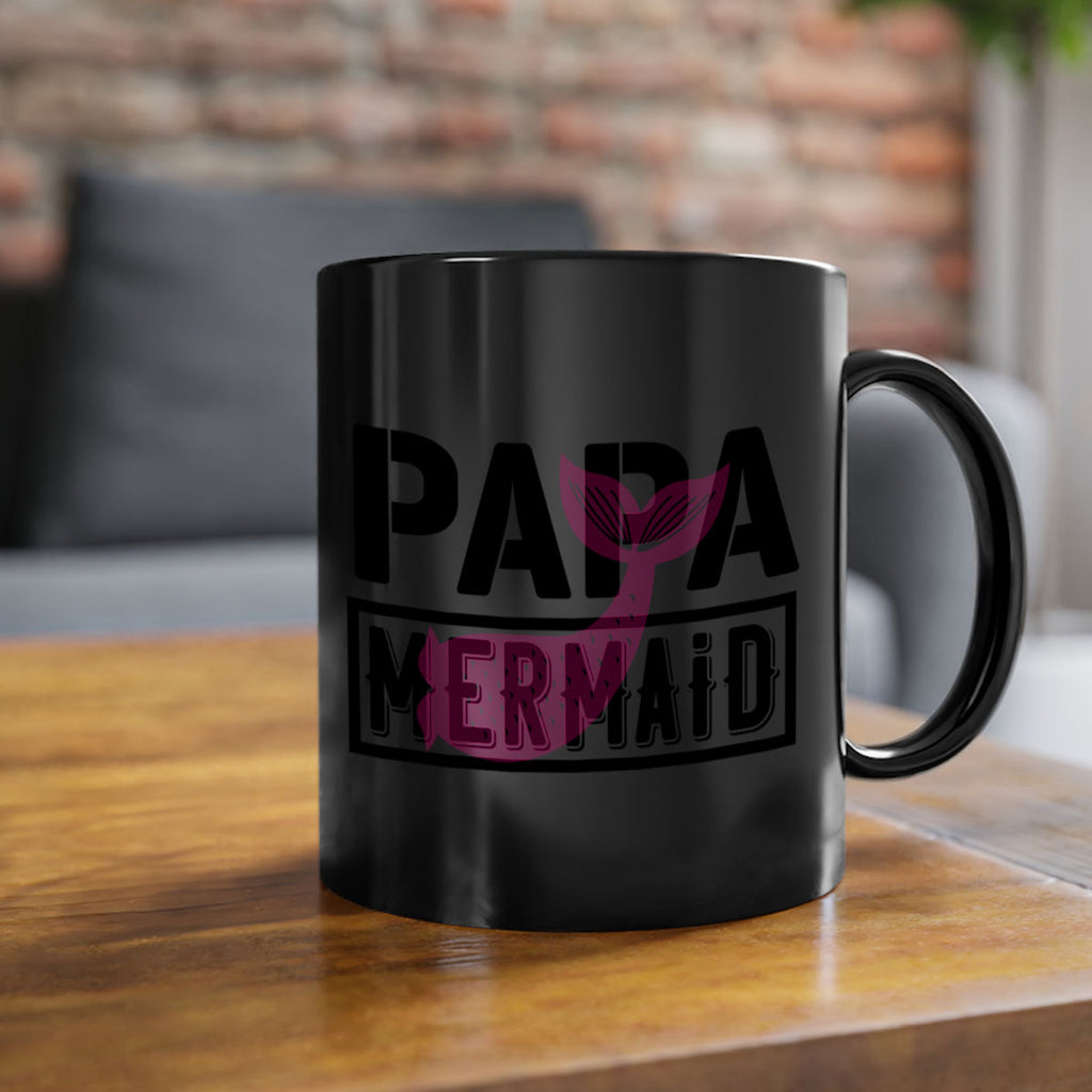 papa mermaid 533#- mermaid-Mug / Coffee Cup