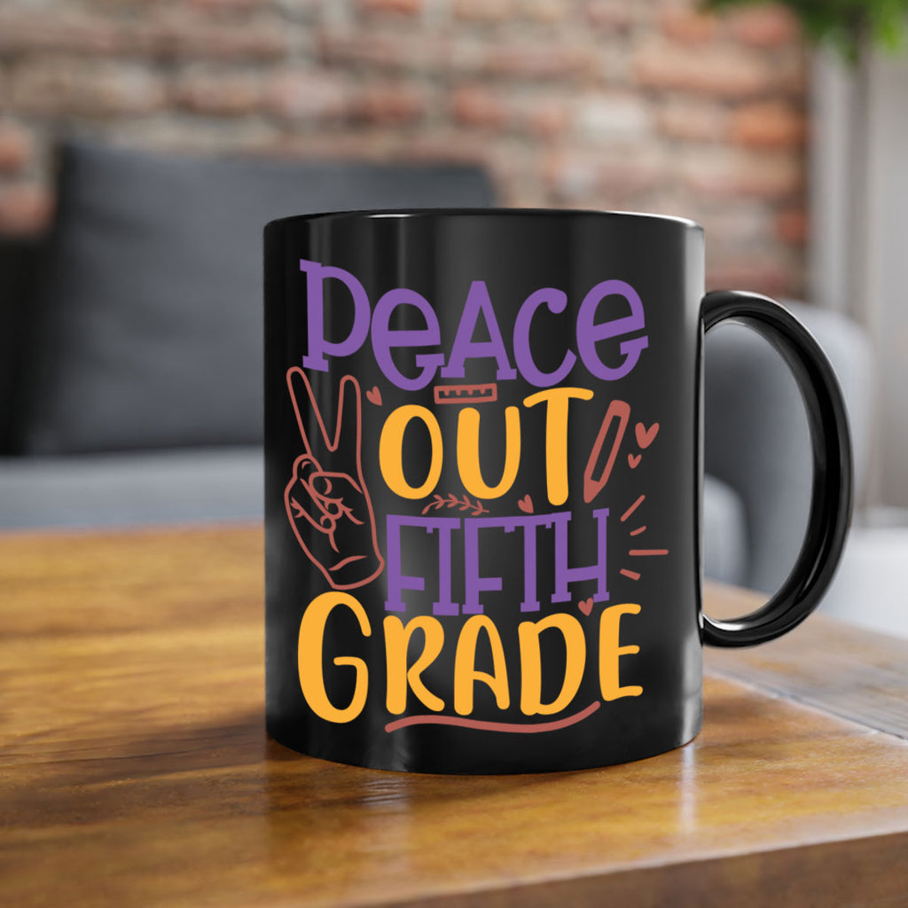 peace out 5th grade 1#- 5th grade-Mug / Coffee Cup