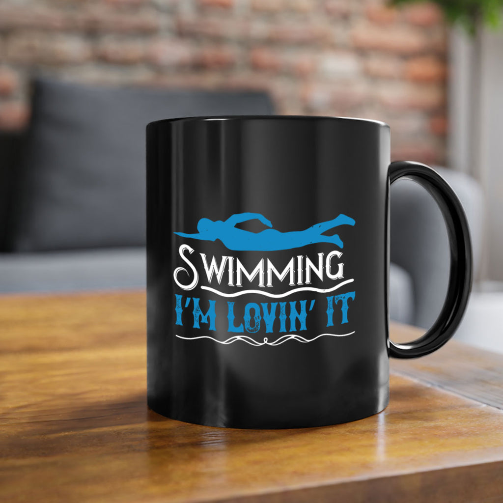 swimming I’m lovin’ it 376#- swimming-Mug / Coffee Cup
