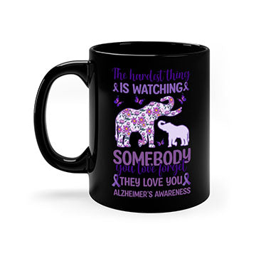 AlzheimerS Awareness Purple Elephant 16#- alzheimers-Mug / Coffee Cup