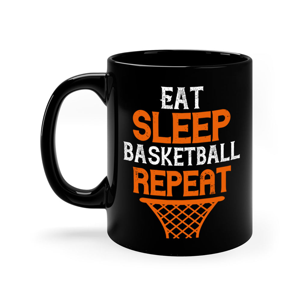 Eat more sleep basketball repeat 2351#- basketball-Mug / Coffee Cup