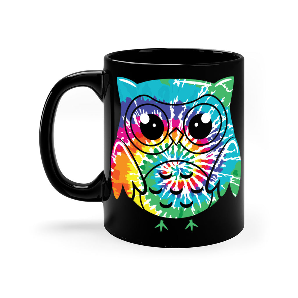 Graphic Owl Tiedye A TurtleRabbit 8#- owl-Mug / Coffee Cup
