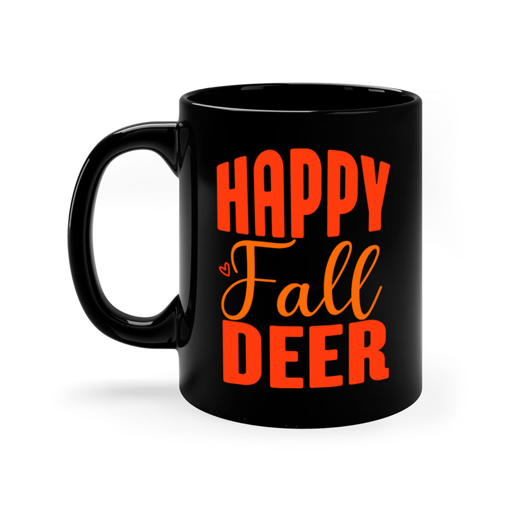 Happy Fall Deer Design 218#- fall-Mug / Coffee Cup